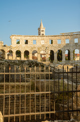 Arena in Pula auf  arena in pula croatia which is similar to the colosseum in rome