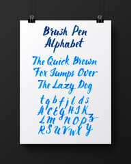Hand drawn vintage alphabet