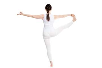 Extended Hand-To-Big-Toe yoga pose