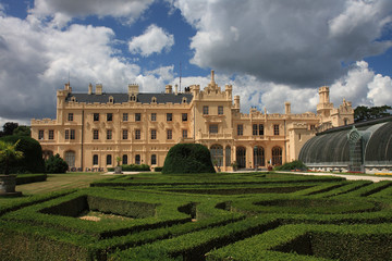 Castle Lednice in Czech Republic,Europe, Unesco world heritage