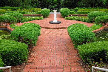 Obraz premium Landscape Garden At Singapore Botanic Garden