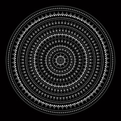 Mandala. Indian decorative pattern.