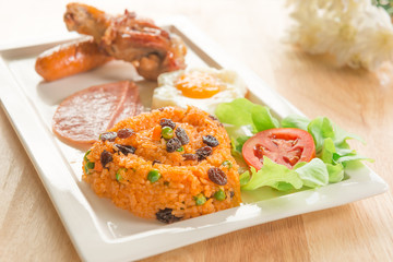  American fried rice food is Thai food