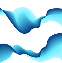 blue water abstract on white vector background element