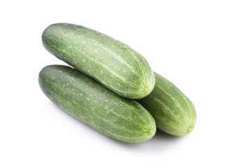 Cucumber isolated on white background
