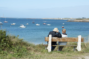 couple - bord de mer