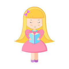 Girl And Books