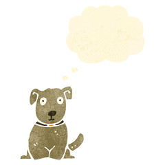 retro cartoon little dog