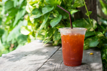 glass of ice tea