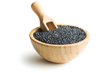 Beluga. Black lentil.