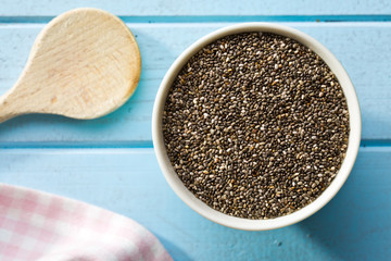 chia seeds in bowl