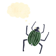 retro cartoon bug