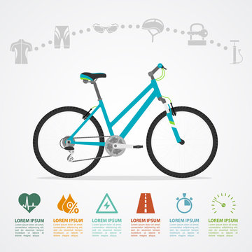 bike riding infographic