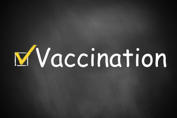 chalkbox with checkbox checked vaccination