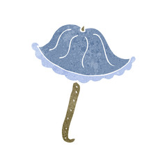 retro cartoon umbrella