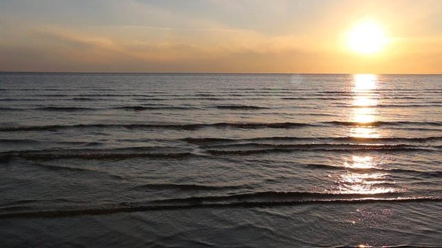 Sea sunset 

