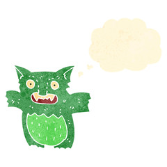 retro cartoon gremlin