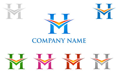 H, h letter, vector, logo, design