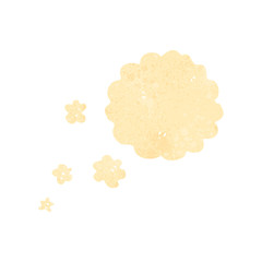 retro cartoon decorative cloud element