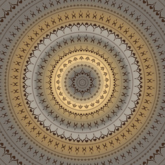 Mandala. Indian decorative pattern.