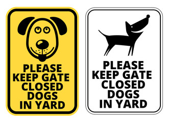 Dog signs