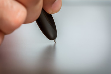 pen closeup