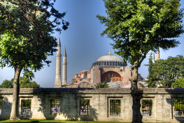 The Hagia Sophia in Istanbul, Turkey
