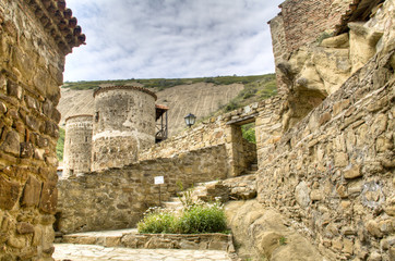 the monastery of David Gareja in Georgia
