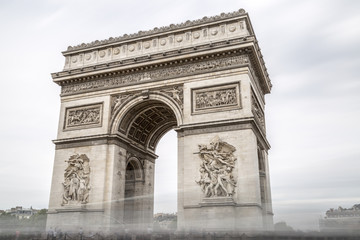 Arch of Triumph in Paris, France