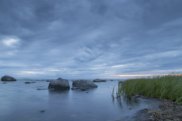 Calm Ocean with Rocks