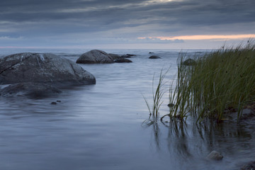 Calm Ocean with Rocks