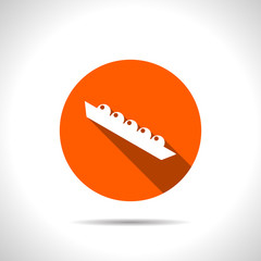 Obraz premium Vector peas icon. Food icon. Eps10