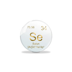 Periodensystem Kugel - 34 Selen