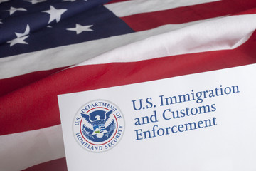 US Customs and Border Enforcement - obrazy, fototapety, plakaty