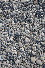 Texture pebble beach, Yalta, Crimea 