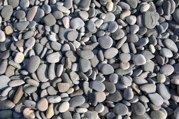Texture pebble beach, Yalta, Crimea 
