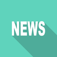 news flat design modern icon