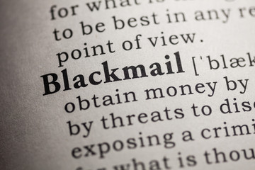Obraz premium blackmail