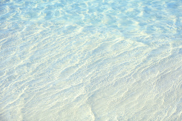 Clear ocean water, in resort