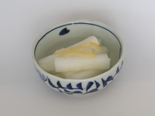 Japanese radish lightly-pickled vegetables