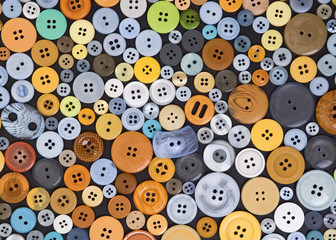Fototapeta na wymiar Colorful Buttons Abstract Background