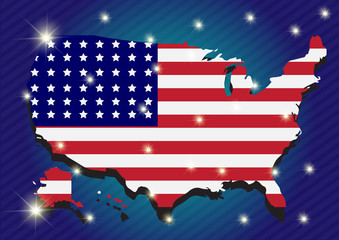 United states vector map