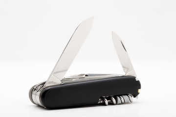 Knife multi-tool, isolated on white background