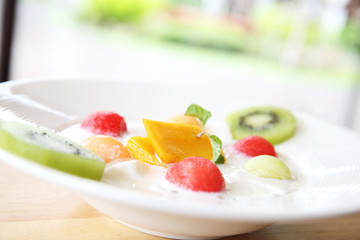 Fruit pudding