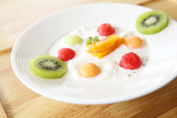 Fruit pudding