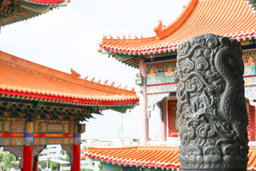 Obraz premium chinoiserie and Roof of Chinese architecture