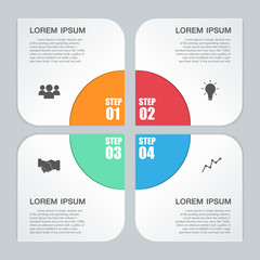 Infographic design template.Vector illustration