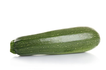 Fresh zucchini isolated on white