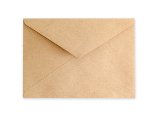 Brown Envelope document on white background