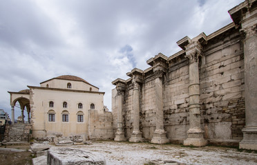Fototapeta na wymiar Ancient Agora, Athens, Greece
